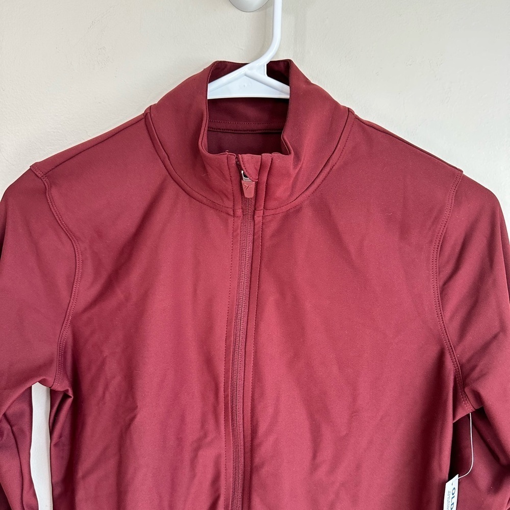 NWT Old Navy PowerSoft Crop Full Zip Jacket in Royal Velvet Size Small - Picture 5 of 16